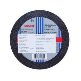 Đá cắt 125x3x22.2mm (sắt) Bosch 2608600270