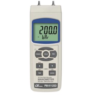Áp kế đo 200 mbar Lutron PM-9112SD