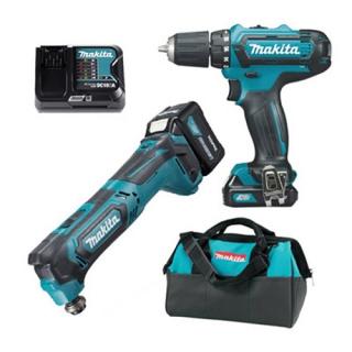 Bộ máy khoan, máy cắt dùng pin Makita CLX206SX1 (TM30D+DF331D)(12V MAX)