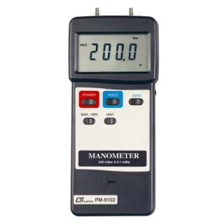 Máy đo chênh áp 200 mbar Lutron PM-9102