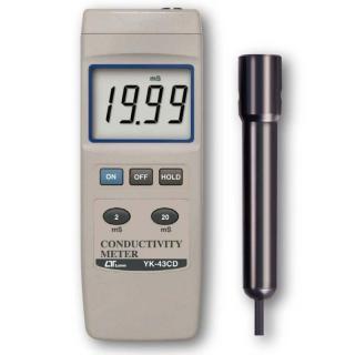 Máy đo độ dẫn điện cầm tay Lutron YK-43CD