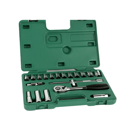 Bộ đầu tuýp 20 chi tiết 12in, hệ mét Sata 09005 Bộ đầu tuýp 20 chi tiết 12in, hệ mét Sata 09005