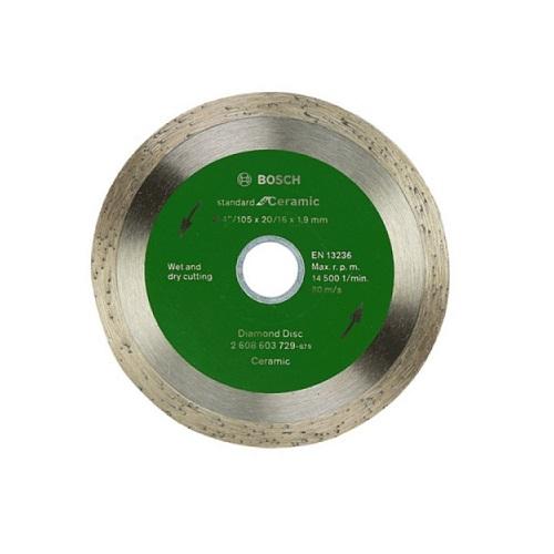 Đĩa cắt kim cương 105x2016mm gạch Bosch 2608603729