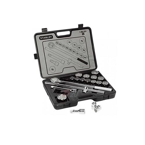 Bộ khẩu 34 inch 12 cạnh hệ inch 19 chi tiết Stanley 89-133