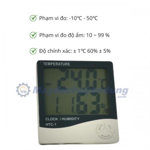 Ẩm Kế Nhiệt Kế Treo Tường Trong Nhà HTC-1