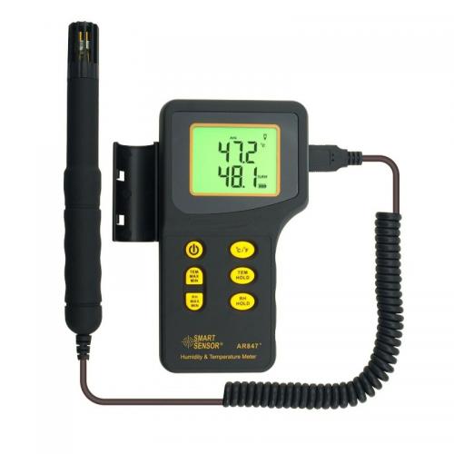 Máy đo nhiệt độ độ ẩm di động Smartsensor AR847 Máy đo nhiệt độ độ ẩm di động Smartsensor AR847
