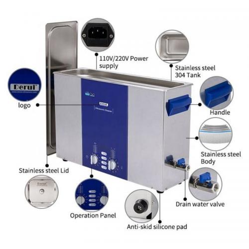 Bể rửa siêu âm kỹ thuật số Derui DR-DS120