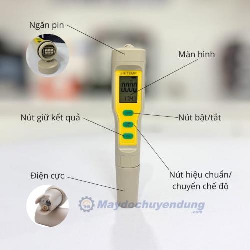 Bút đo pH/Nhiệt độ chống nước P-3