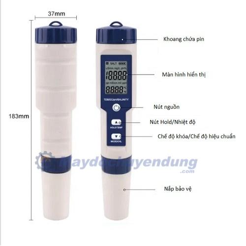 Bút đo độ mặn, pH, TDS, EC EZ-9909SP