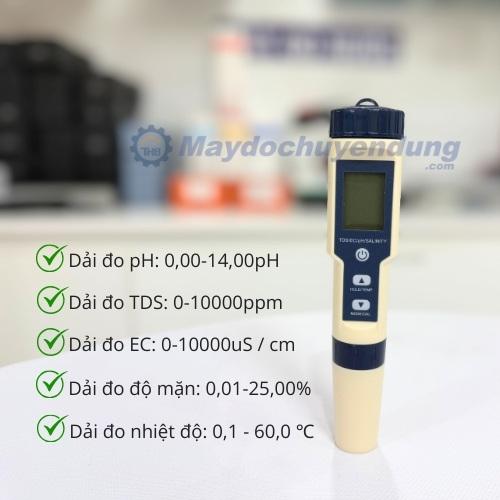 Bút đo độ mặn, pH, TDS, EC EZ-9909SP