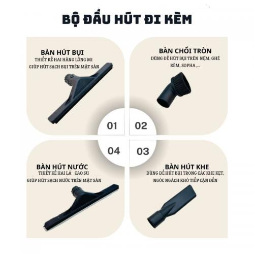 Máy hút bụi công nghiệp HiClean HC30 NEW