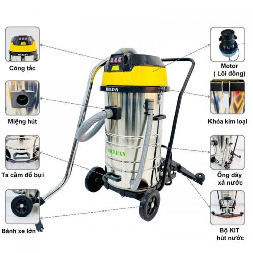 Máy hút bụi công nghiệp HiClean HC380T 