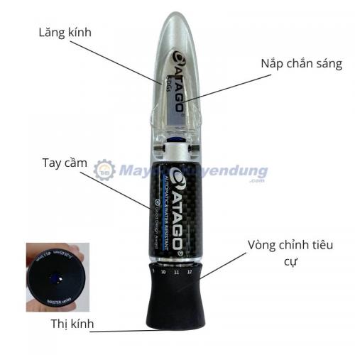 Khúc xạ kế đo độ ngọt Atago 53 Alpha