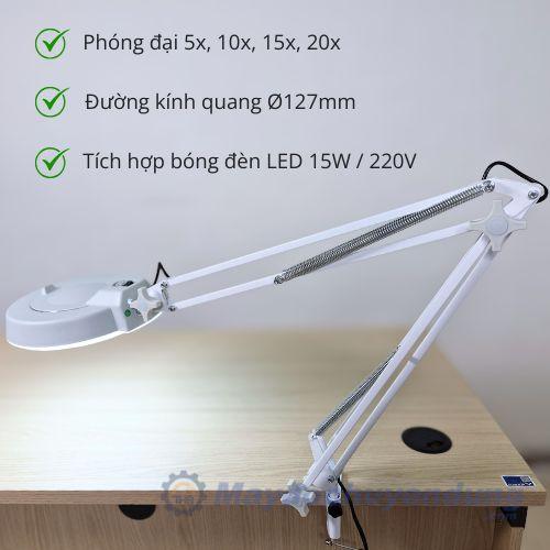 Kính lúp kẹp bàn 86A