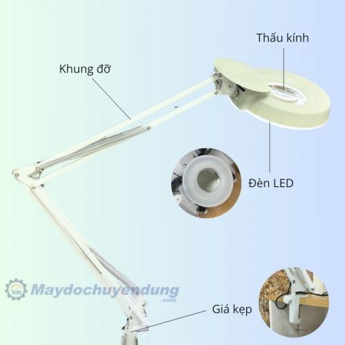 Kính lúp kẹp bàn 86A