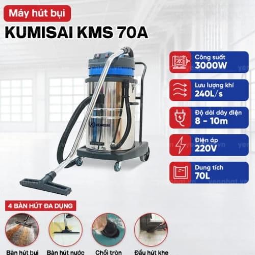 Máy hút bụi công nghiệp Kumisai KMS70A