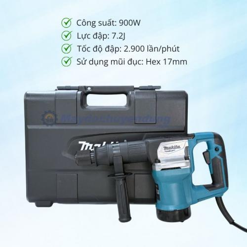 Máy đục bê tông Makita M8600B 900W - 17mm