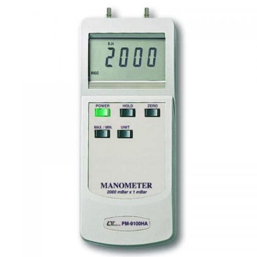 Máy đo chênh áp 2000 mbar Lutron PM-9100HA Máy đo chênh áp 2000 mbar Lutron PM-9100HA