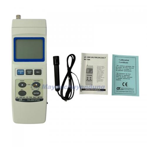 Máy đo pH/ORP, DO, CD/TDS, độ mặn Lutron YK-2001PHA