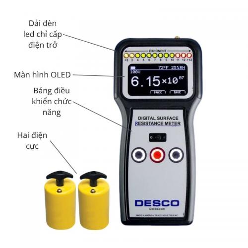 Máy đo điện trở bề mặt Desco 19290