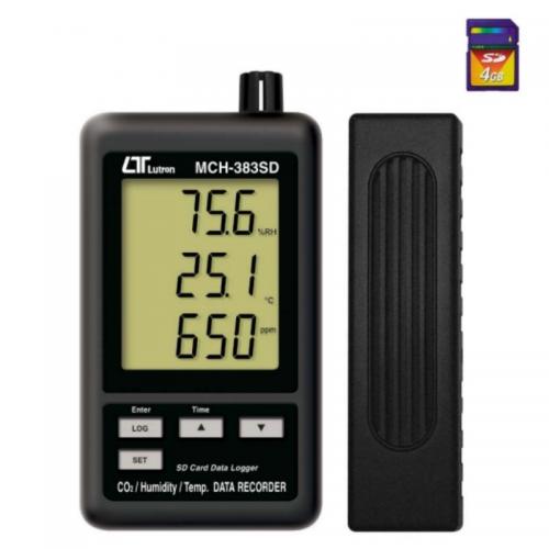 Máy đo khí CO2 và nhiệt độ độ ẩm tự ghi Lutron MCH-383SD Máy đo khí CO2 và nhiệt độ độ ẩm tự ghi Lutron MCH-383SD