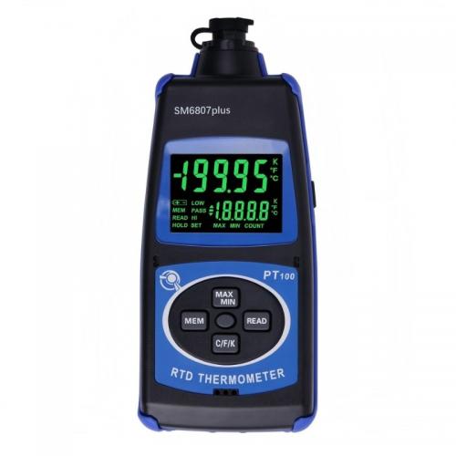 Máy đo nhiệt độ tiếp xúc RTD Total Meter SM6807plus