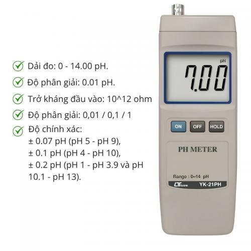 Máy đo pH cầm tay Lutron YK-21PH