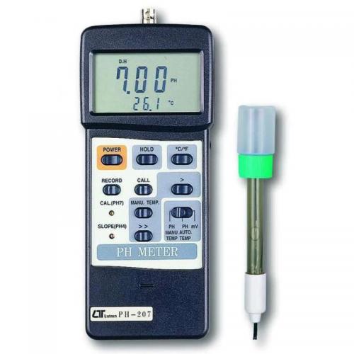 Máy đo pH EC và nhiệt độ cầm tay Lutron PH-207