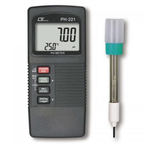 Máy đo pH và EC cầm tay Lutron PH-221 Máy đo pH và EC cầm tay Lutron PH-221