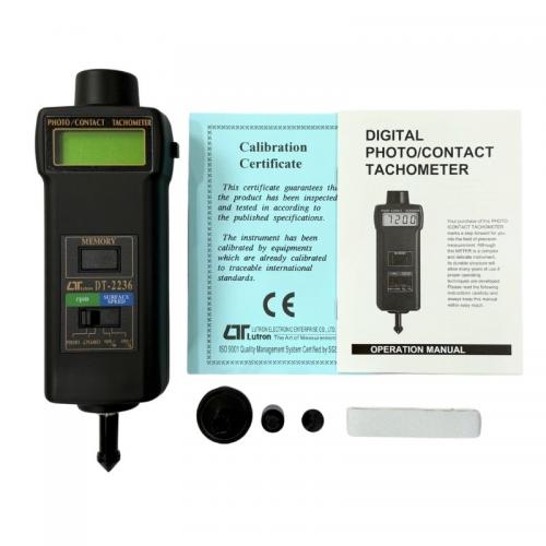 Máy đo tốc độ vòng quay tiếp xúc và không tiếp xúc Lutron DT-2236