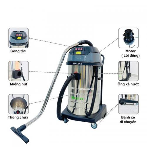 Máy hút bụi công nghiệp HiClean HC80 NEW