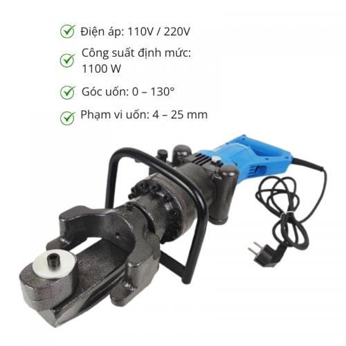 Máy uốn sắt thủy lực RB-25