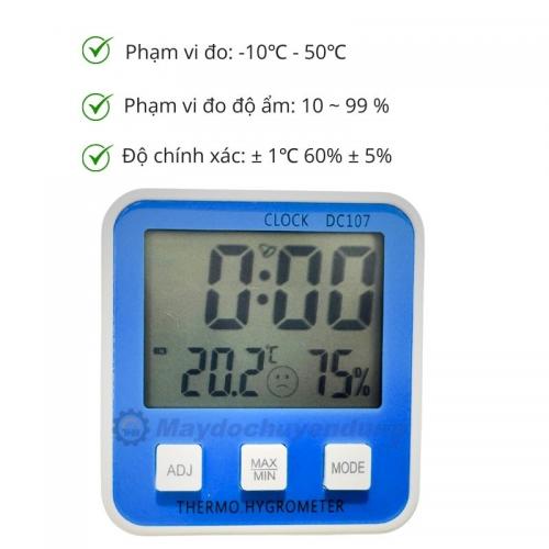 Nhiệt Ẩm Kế Trong Nhà DC107