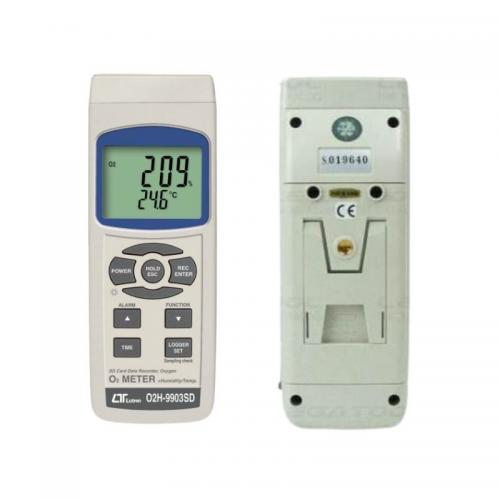 Máy đo khí oxy và nhiệt độ độ ẩm Lutron O2H-9903SD