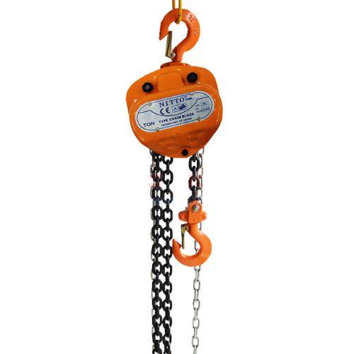 Pa lăng xích kéo tay NITTO 3T-5M 3 tấn 5m
