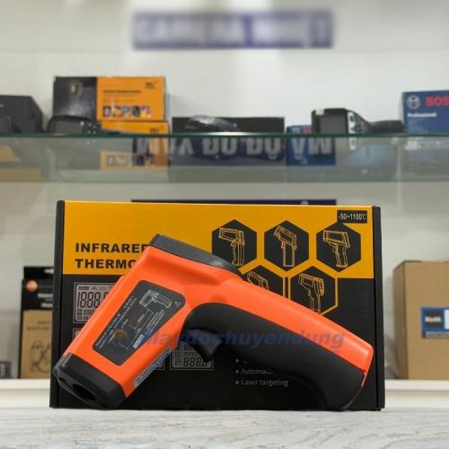 Súng Đo Nhiệt Độ 1100 độ có 2 Tia Laser DT8011H