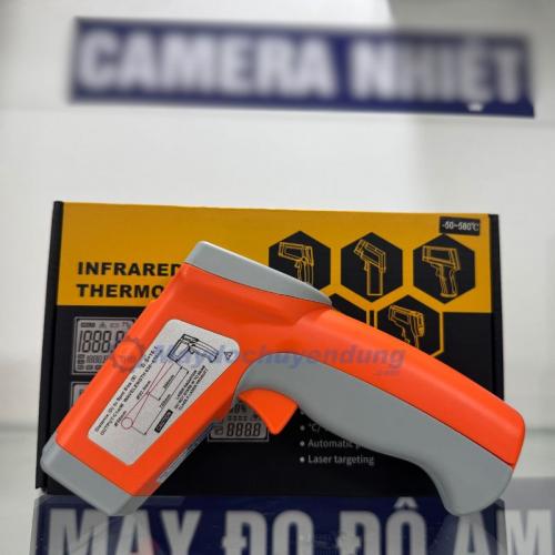 Súng đo nhiệt đến 580 độ, 2 tia laser DT8580