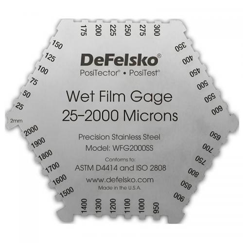 Thước đo độ dày sơn DeFelsko WFG2000SS Thước đo độ dày sơn DeFelsko WFG2000SS