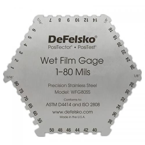 Thước đo độ dày sơn DeFelsko WFG80SS