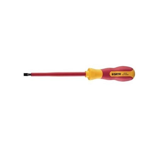 Tuốc nơ vít dẹp 4x100mm, VDE cách điện 1000V Sata 61313 Tuốc nơ vít dẹp 4x100mm, VDE cách điện 1000V Sata 61313