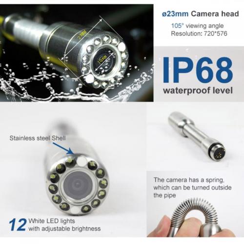 Camera nội soi HD cuộn cáp 30m Wopson WPS-B1-C23H
