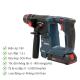 Máy khoan bê tông dùng pin Bosch GBH 18V-18 X Set