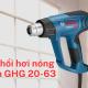 Máy thổi hơi nóng Bosch GHG 20-63 Tặng bộ mũi khò