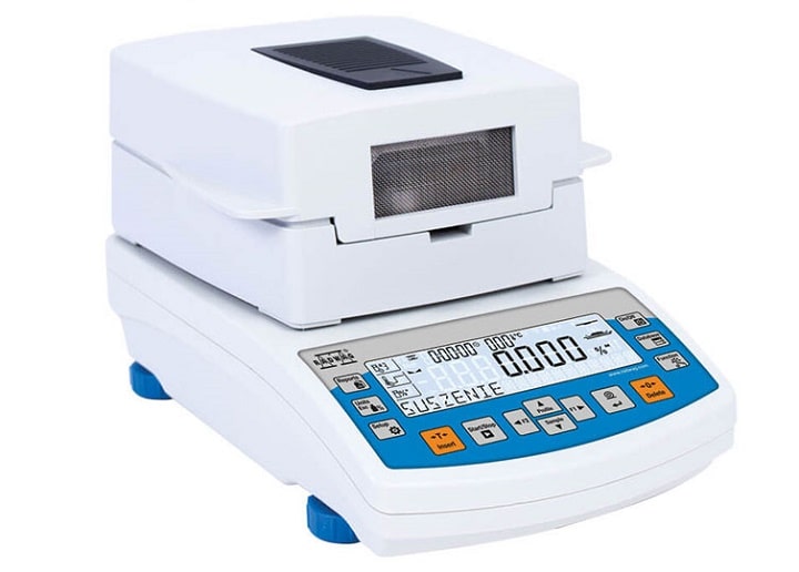 Cân sấy ẩm Radwag MA 50.R thiết kế cực nhỏ gọn, dễ sử dụng