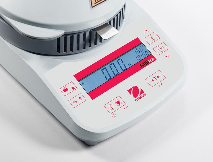 Cách sử dụng cân sấy ẩm Ohaus MB23