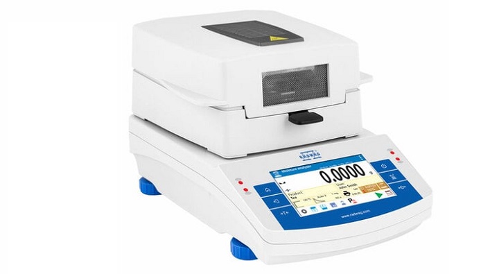 Cân sấy ẩm Radwag bền chắc, nhỏ gọn