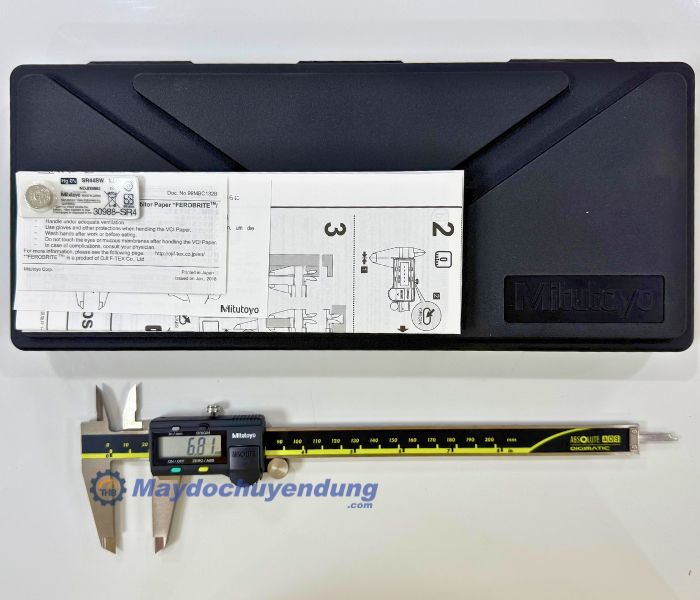 Cách sử dụng thước cặp điện tử Mitutoyo 500-197-30 chính xác