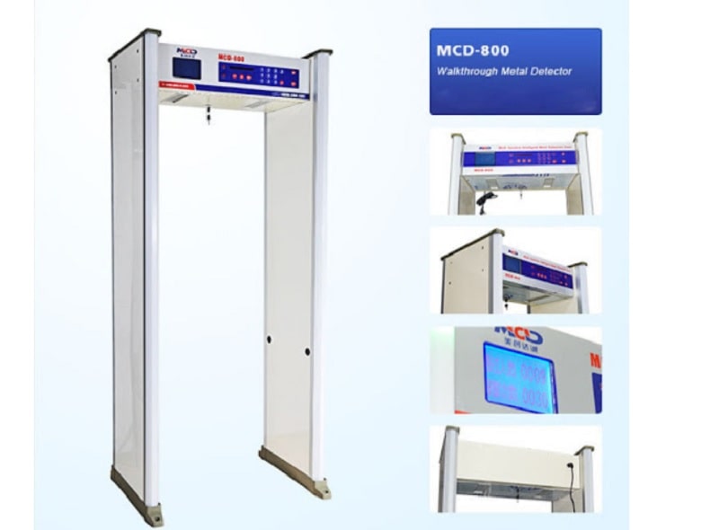 Cửa phát hiện kim loại độ nhạy cao là một loại cổng dò kim loại dùng công nghệ cảm ứng từ trường Cửa phát hiện kim loại độ nhạy cao là một loại cổng dò kim loại dùng công nghệ cảm ứng từ trường