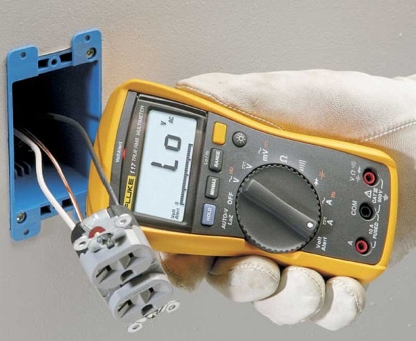 Fluke 117 là thiết  bị đo được đông đảo thợ kỹ thuật điện lựa chọn