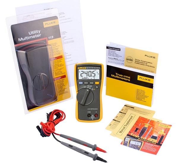 Fluke 113 tích hợp màn đèn nền giúp hoạt động linh hoạt